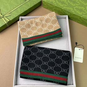 GUCCI Scarves, Silk scarves（2 CP)-1456